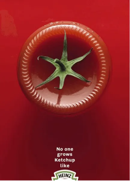 Heinz's print advertisement design
Heinz's print advertisement design