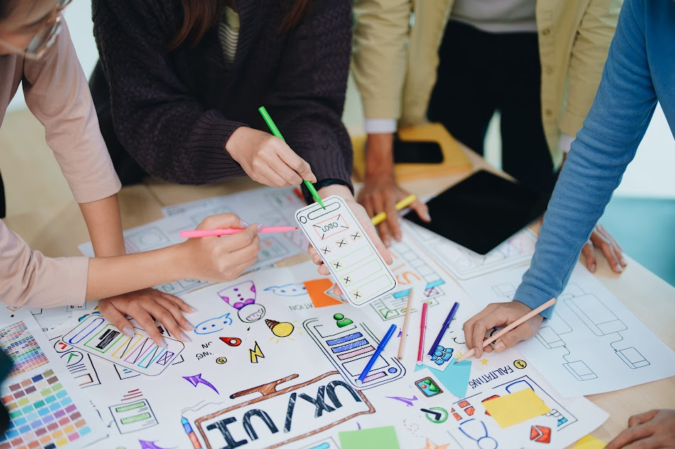 Students using generative AI to build smarter and innovative user experiences.