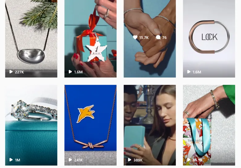 Tiffany & Co. Instagram post Tiffany & Co. Instagram post