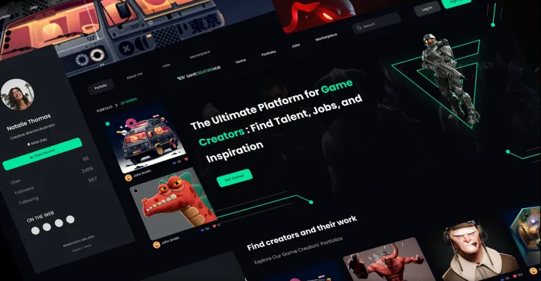 Aromal's game creator ui ux design