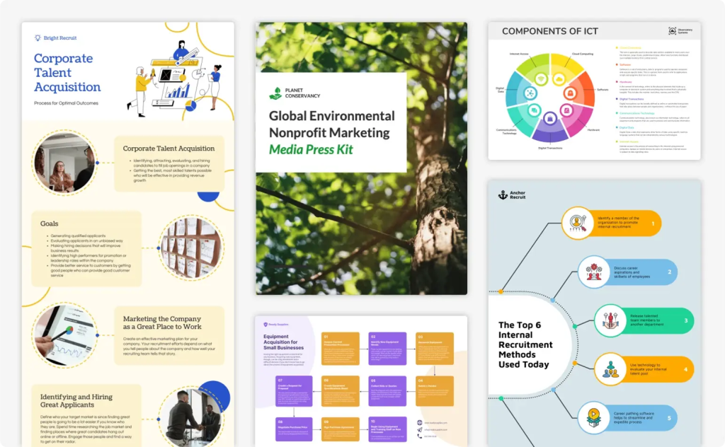 Venngage interface for creating social media graphics.
Venngage interface for creating social media graphics.