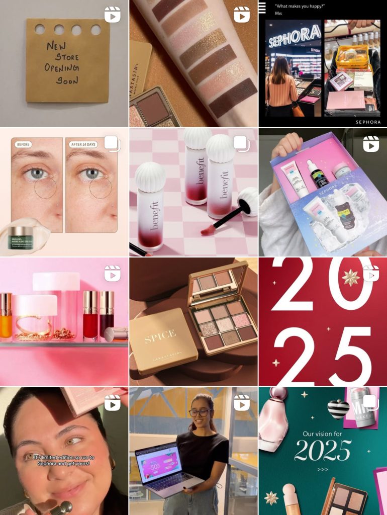 Sephora instagram posts.
Sephora instagram posts.