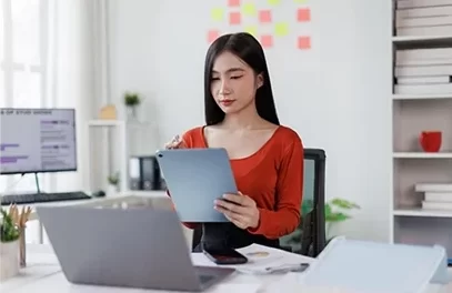 A digital marketer learning graphic design