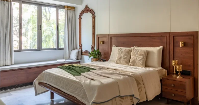 Modern bed design.