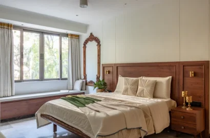 Modern bed design.