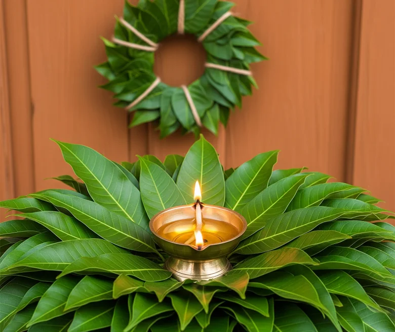 Leaves for decoration.
