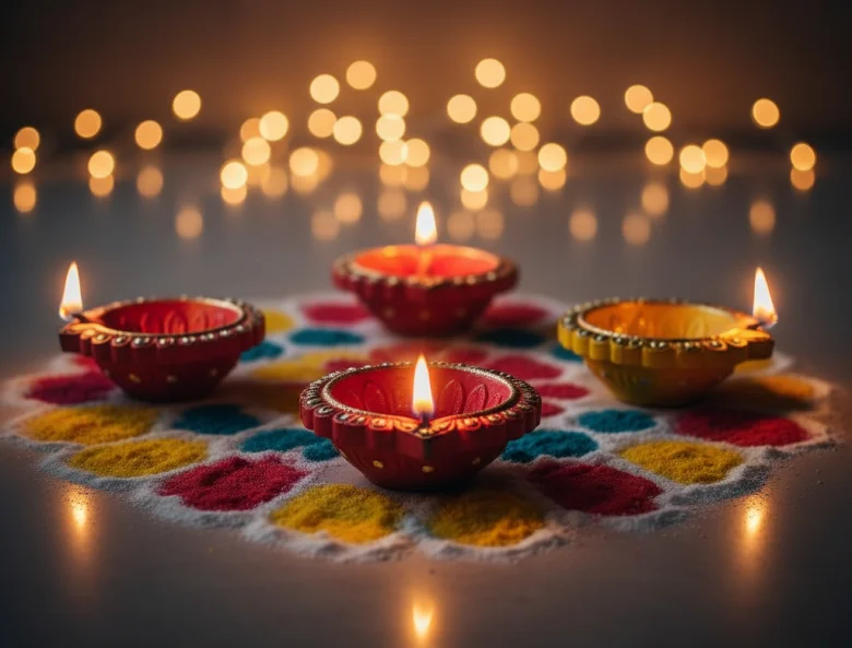 Diya for decoration.
