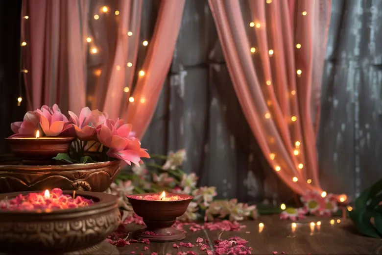 A simple Navratri decoration idea