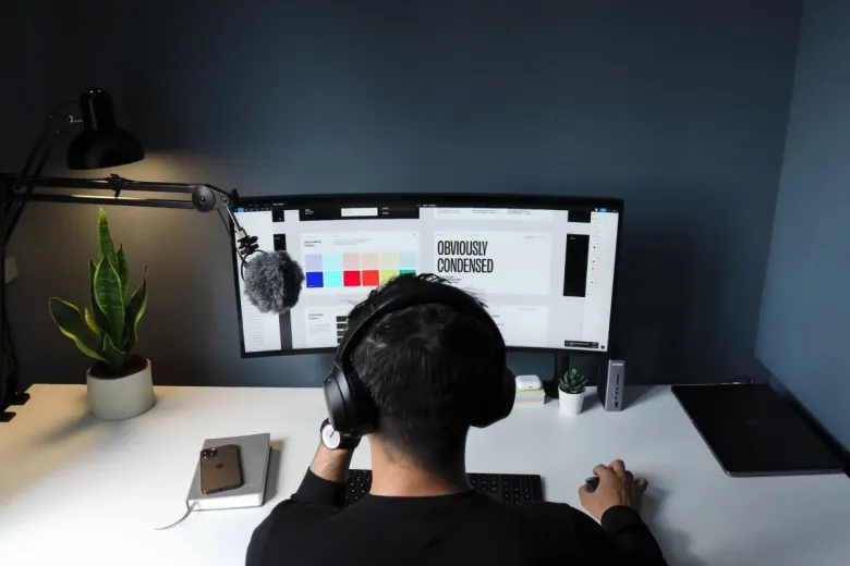 A product designer working on a new project