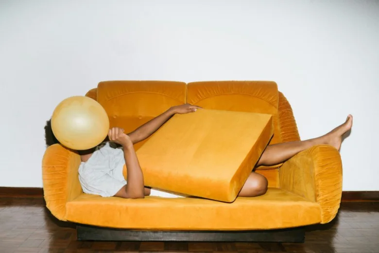 Furniture design with interesting colors and patterns
