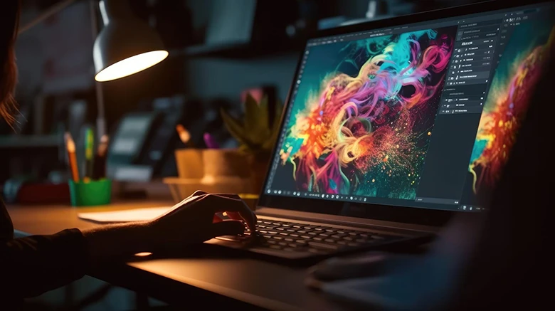 Designer working on a digital design project.
Designer working on a digital design project.