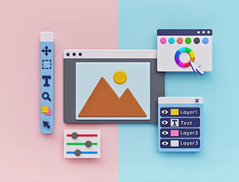 Digital design with modern User Interface.
Digital design with modern User Interface.