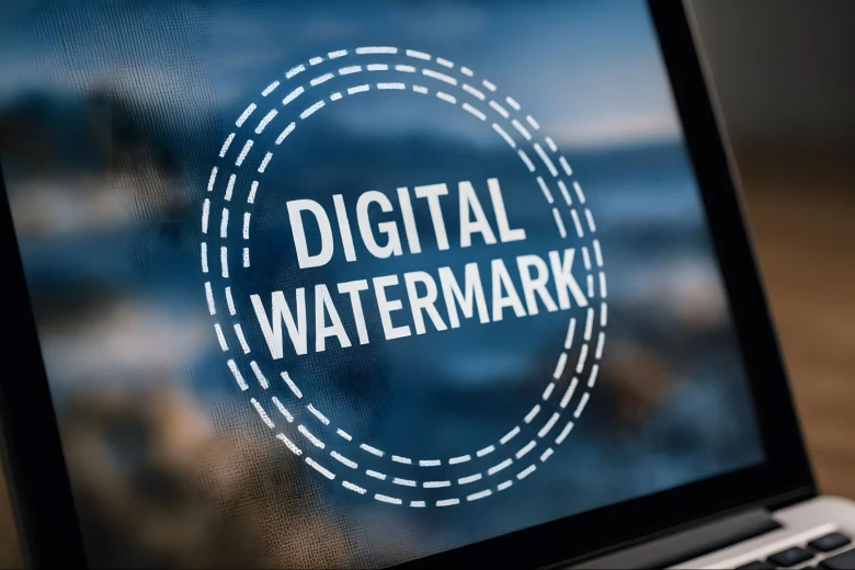 Digital artwork with watermark Digital artwork with watermark