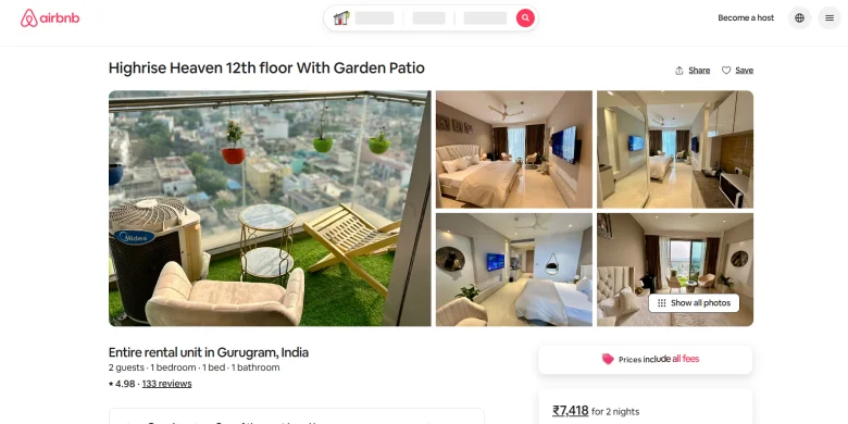 Airbnb's website responsive design. Airbnb's website responsive design.