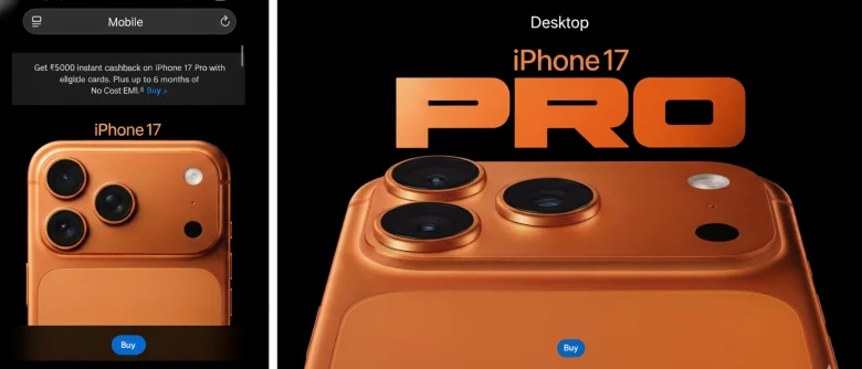 Apple's website responsive design. Apple's website responsive design.