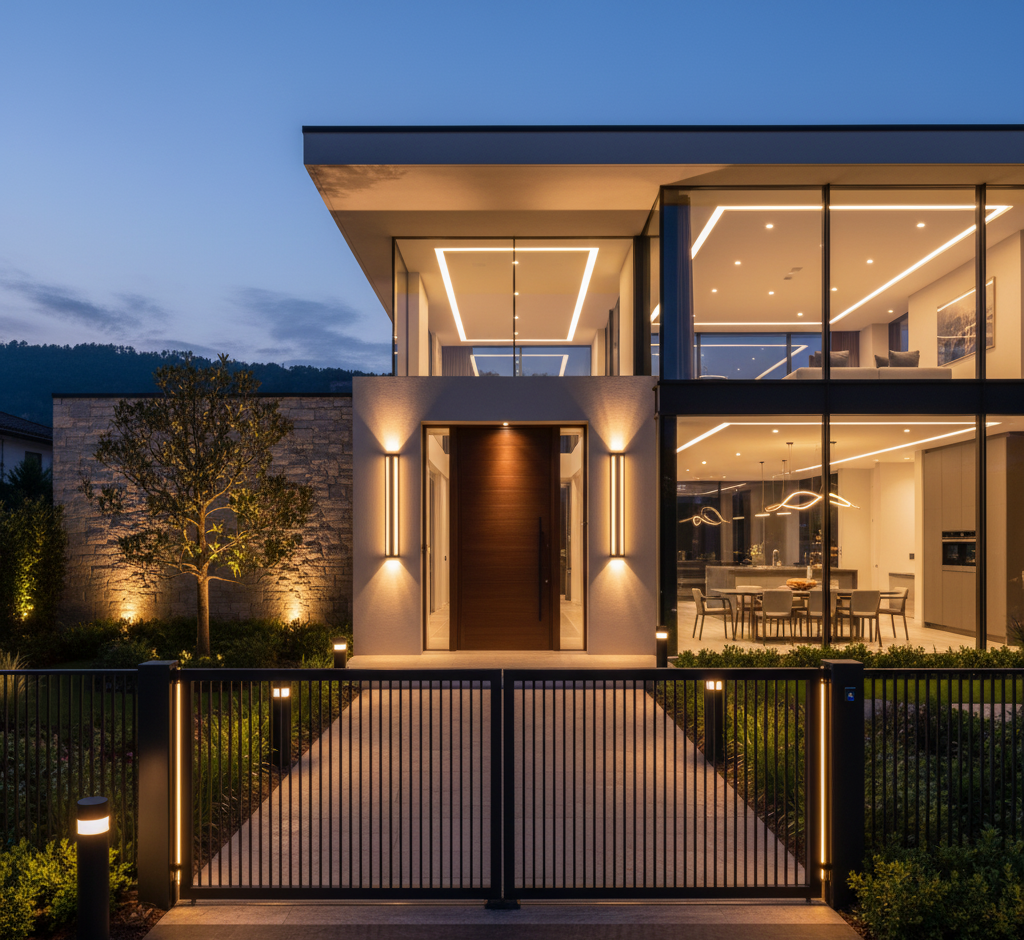 House lighting design.
