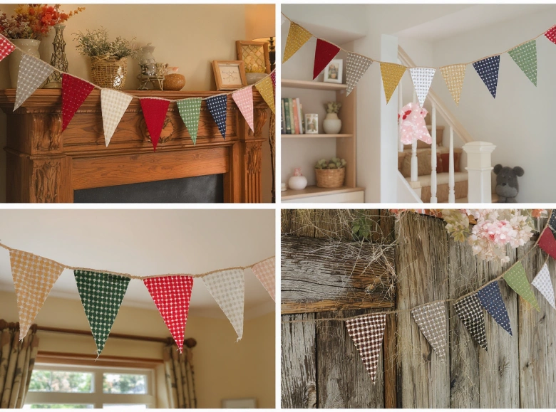Fabric Scrap Bunting and Banners Fabric Scrap Bunting and Banners