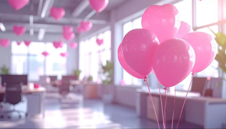 Valentine's Day decor ideas for office