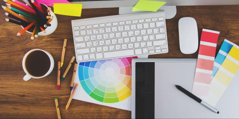 A UI UX designer's work table
A UI UX designer's work table