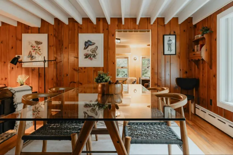 Low ceilings are often associated with intimacy.