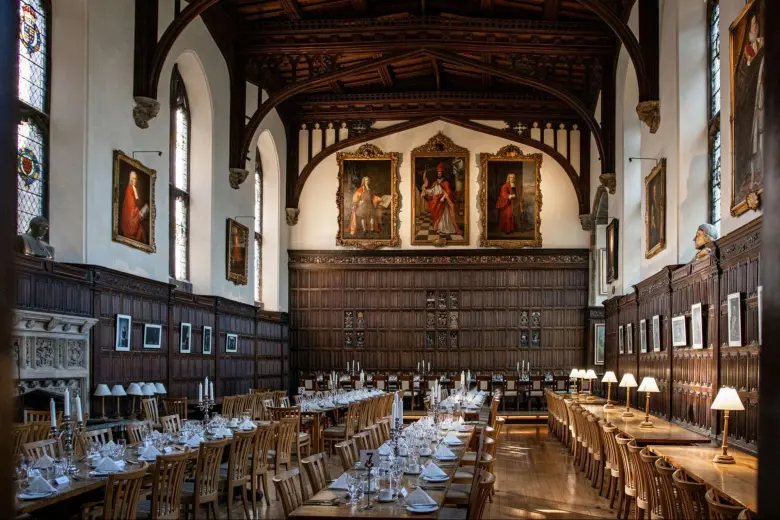 High ceilings are often associated with luxury.
