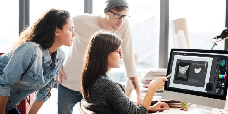Psychology students turned UI UX designers working in a product company