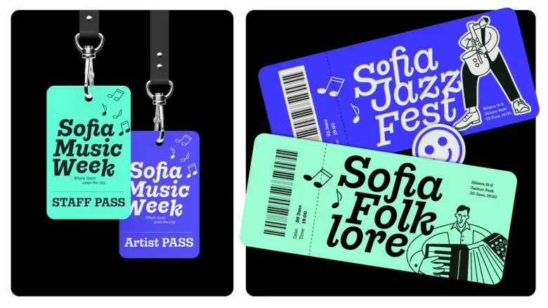 Typography for a music festival Typography for a music festival