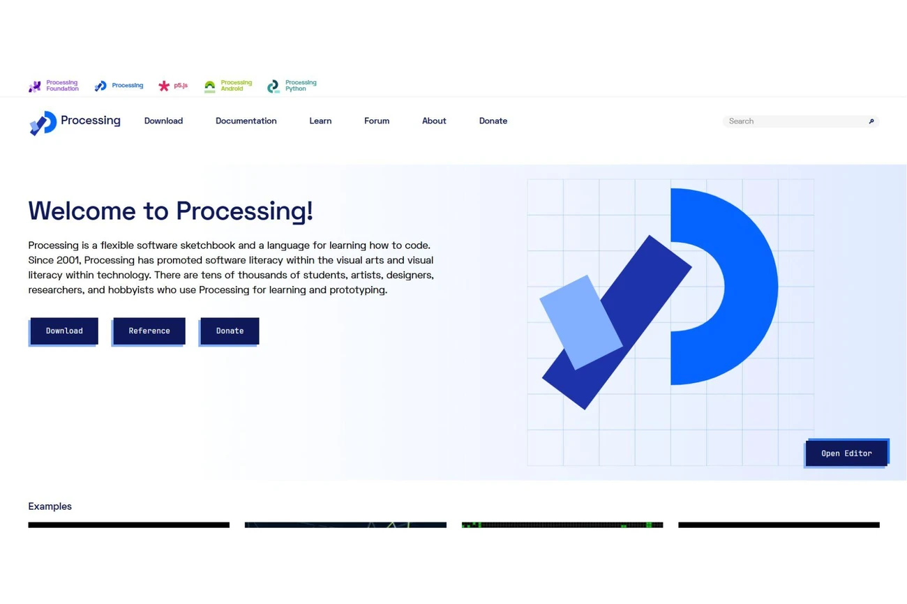 Processing is a flexible software sketchbook and language for visual arts.